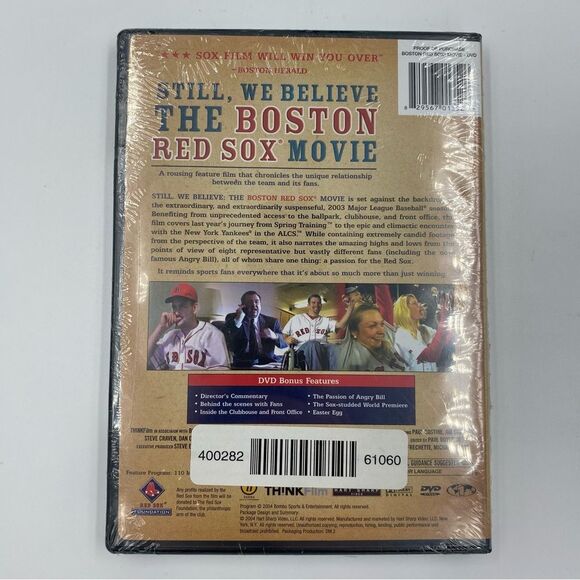 NWT Still, We Believe The Boston Red Sox Movie DVD - Picture 3 of 3